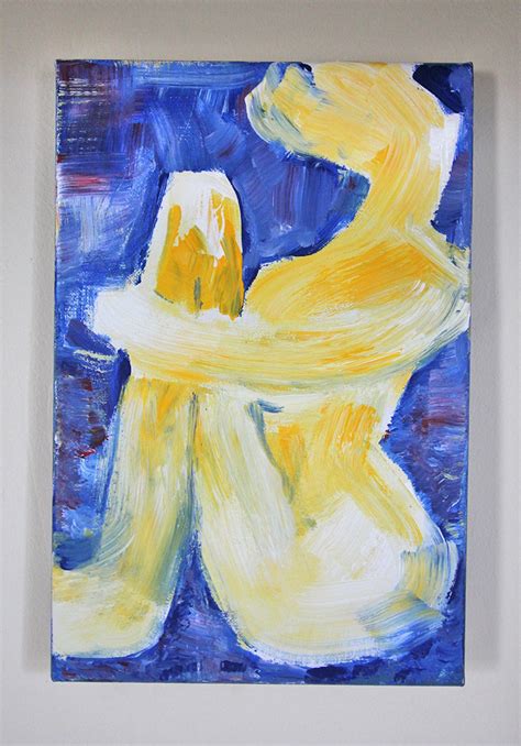 Abstract Painting Abstract Naked Woman Original Acrylic Painting On Canvas Abstract Figure