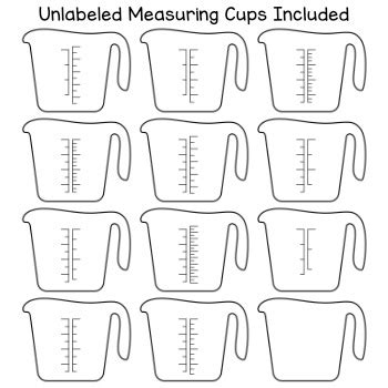 Measuring Cup Clip Art | Measuring Volume by Digital Classroom Clipart