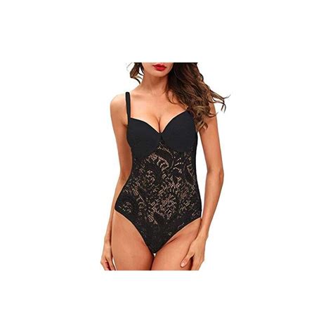 Sammoson Lingerie Di Un Pezzo Per Donna Camicia Da Notte Sexy Teddy Body Biancheria Intima Con