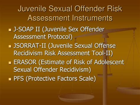 Ppt Sex Offender Risk Assessment Powerpoint Presentation Id