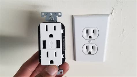 How To Install Usb Outlet Youtube