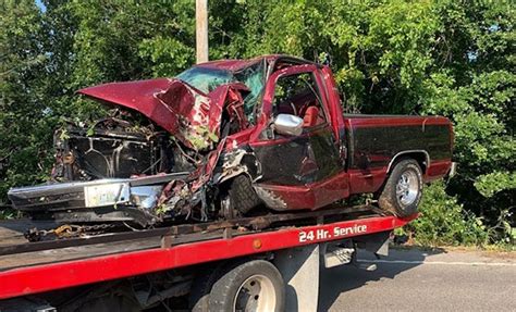 Naked Man Steals Chevrolet Silverado Crashes Into Yard Gm Authority