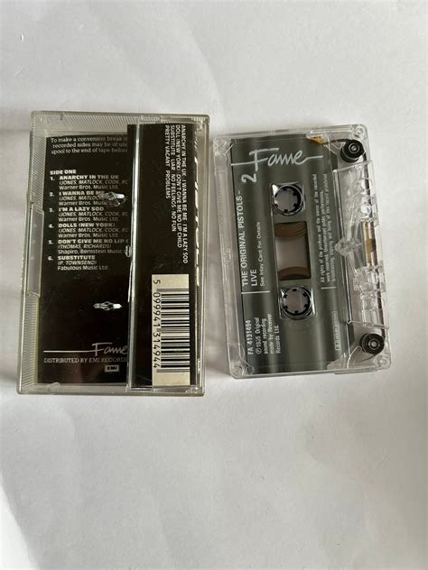 Sex Pistols The Original Pistols Live Cassette Tape Etsy