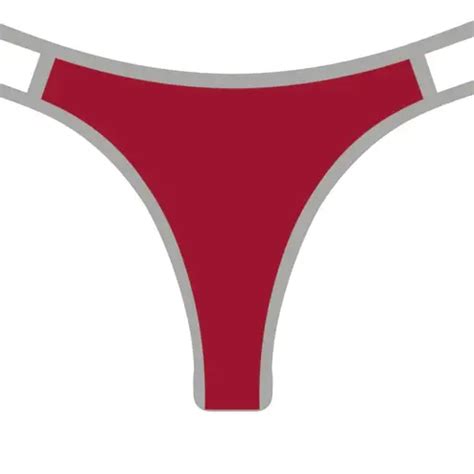 Boutinela Chooks LA Bikini Bottoms Red 31 48 Off Retail New With