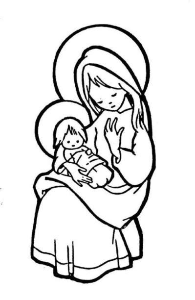 Cómo Dibujar A La Virgen Maria Para Niños 】 Paso A Paso Muy Fácil 2025