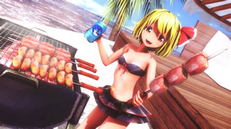 ちるのおいしーびーるやさん 肉料理担当【第1回mmd静画祭】 アンドロメーダ さんのイラスト ニコニコ静画 イラスト