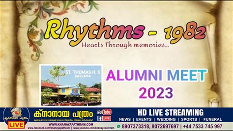 Rhythms 1982 Alumni Meet 2023 St Thomas Hs Kallara 2101
