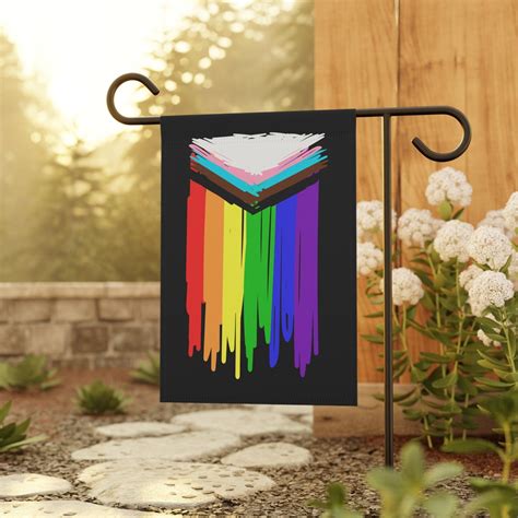 Gay Rainbow Flag Distressed Pride Garden Flag Rainbow Pride Flag Gay