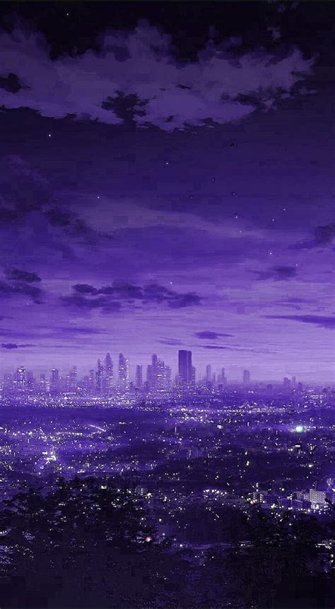 City, aesthetic, cloud, sky, purple HD phone wallpaper | Pxfuel