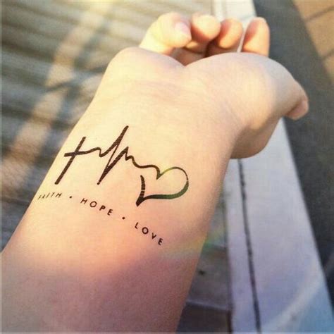 26 Faith Hope Love Tattoo Designs Ideas And Symbols Entertainmentmesh