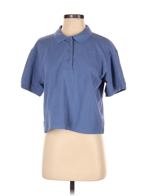 Gap Solid Blue Short Sleeve Polo Size S 68 Off Thredup