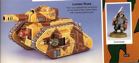 Commissar Copyright Games Workshop Imperial Guard Leman Russ Retro