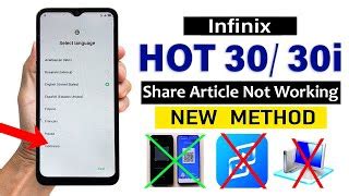 Frp Infinix Hot I Google Account Frp Bypass Without Pc Easy Method Working Zone
