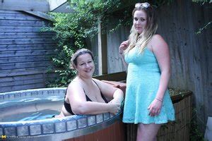 Blonde Lesbian Swimming Pool XXX Dessert