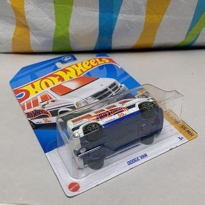 Mattel Toys Hot Wheels Hw Th Race Team Dodge Van White Wgray Spoke Wheels New