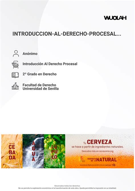 Introducción al derecho procesal INTRODUCCION AL DERECHO PROCESAL