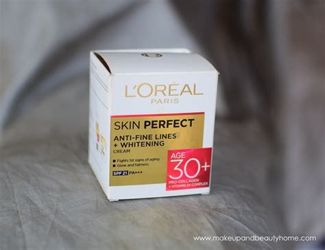 L Oreal Paris Skin Perfect 30 Anti Fine Lines Whitening Cream Review Photos