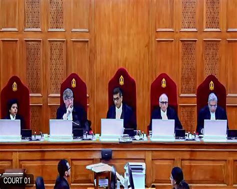 Five Judge Sc Bench Refuses To Grant Legal Recognition To Same Sex Marriage