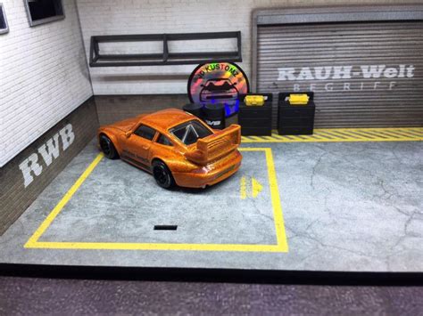 Custom Hot Wheels Porsche GT Orange Hobbies Toys Toys Games On Carousell