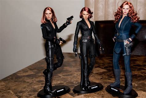 Hot Toys Scarlett Johansson Black Widow Iron Man Avengers And Captain America Winter