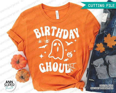 Birthday Ghoul Svg Png Halloween Svg Ghost Svg Funny Etsy Australia