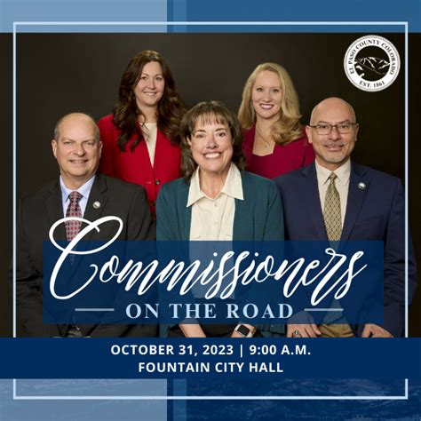 Final 2023 El Paso County “commissioners On The Road” Meeting