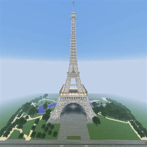 Blocks High Eiffel Tower Built In The New Anvil World Screenshots