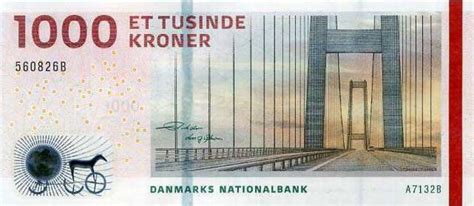 Denmark New Date 2013 1000 Kroner Note B939c Confirmed Banknotenews