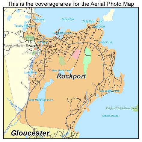 aerial photography map  rockport ma massachusetts