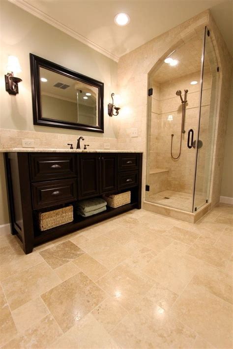 Ivory Travertine Tiles Travertine Tile Bathroom Bathroom Interior
