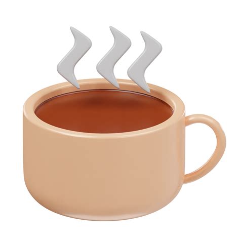 Hot Tea Icon 3d Render Illustration 46487048 PNG