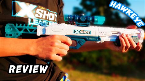 Xshot Hawkeye Gun For Nerf War Youtube