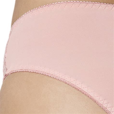 Kit Calcinha Conforto Gabi Lingerie Cal A Microfibra Detalhada Em Renda Cintura Alta