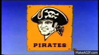 Pittsburgh Pirates Laughing Logo ('68 - '86 logo) on Make a GIF
