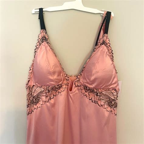 Auden Intimates Sleepwear Sexy Silk Satin Lingerie Nightgown Set Nwt Poshmark