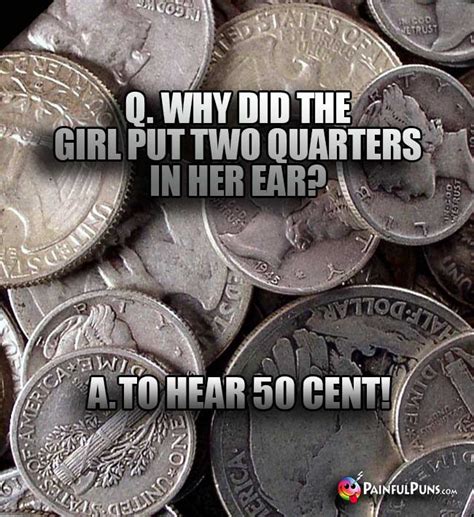 Coin Jokes Quarter Puns Money Funny