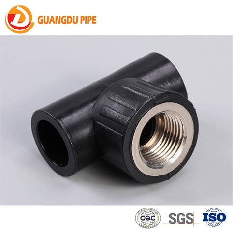 Hdpe Socket Male Screw Pe Tee Female Thread Fitting For Water Supply