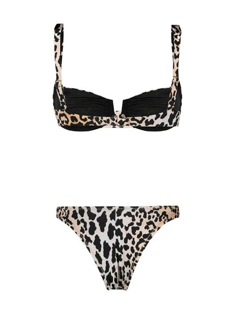 Reina Olga Brigitte Leopard Print Bikini Eraldo UK
