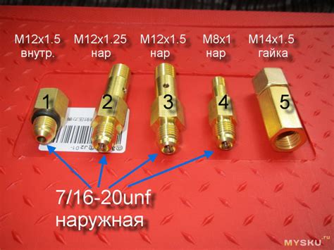 Набор для проверки давления топлива