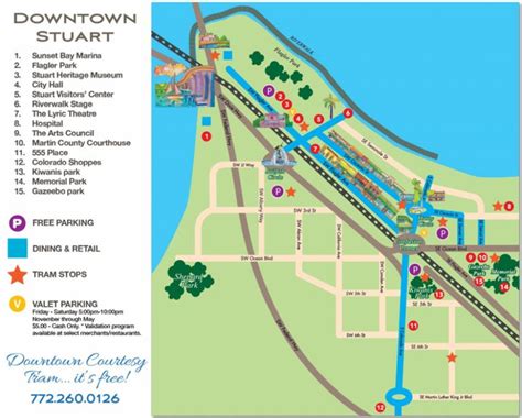 Downtown Stuart Florida Map Historic Downtown Stuarthistoric Map