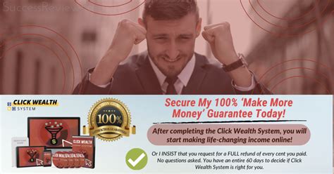 click wealth system full review   work