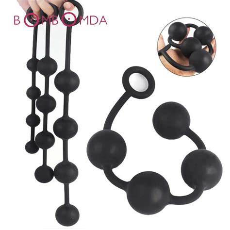 Big Anal Beads Dildi Plug Vaginal Balls Prostate Anal Beads Men Ag Stimulate Adult Toy For Woman
