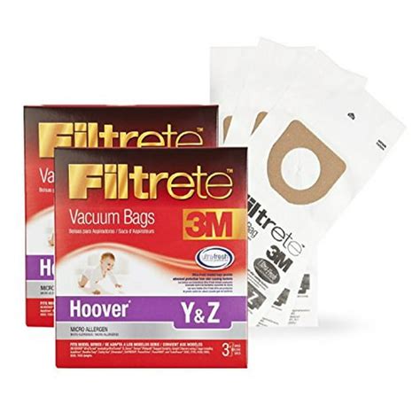 3m Filtrete Hoover Y And Z Vacuum Bag 6 Pack
