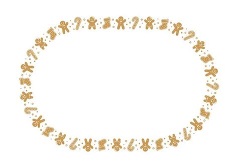 Gingerbread Border Vector Art, Icons, and Graphics for Free Download