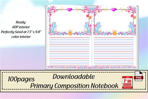 Primary Composition Notebook Graphic By Agnieszka Swiatkowka Sulecka