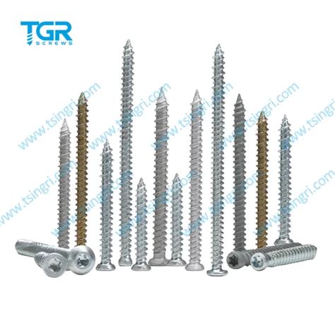 TGR Tsingri Ruspert Coated Hex Washer Flange Head Metal Tite Fasteners