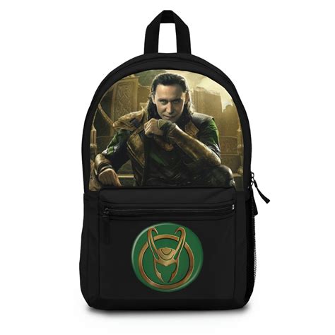 Loki Backpack Loki God Of Mischief Book Bag For Avenger Fans Sold By