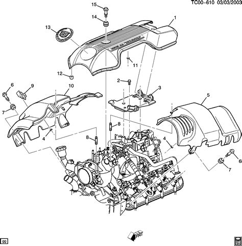 AVALANCHE 1500 4WD Intake Manifold Shield Covers Chevrolet EPC