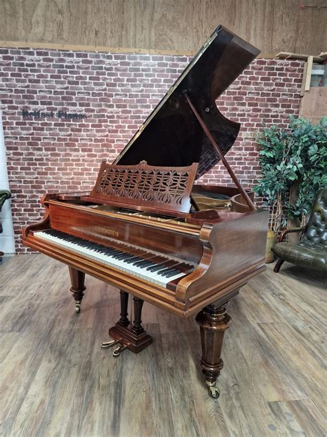 C Bechstein Grand Piano Model V C 1898 Serial 487 Walnut Finish Belfast Pianos