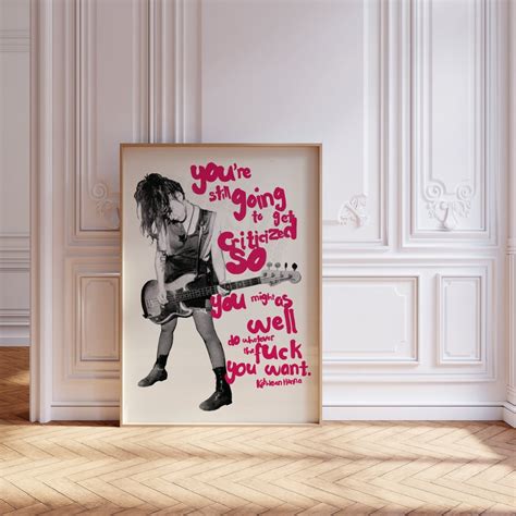 Kathleen Hanna Riot Grrrl Bikini Kill Girls To The Front Etsy